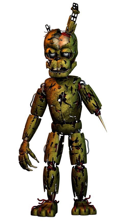 Appearance [] She is a girl with gold skin, blonde hair, and grey eyes. . Fnaf 6 springtrap